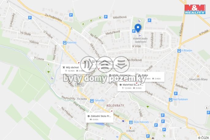 Pronájem, Byt 3+kk, Praha