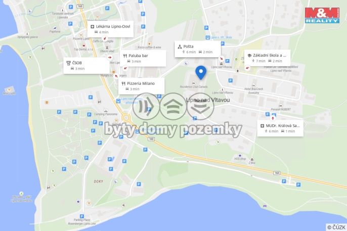 Prodej, Byt 1+kk, Lipno nad Vltavou