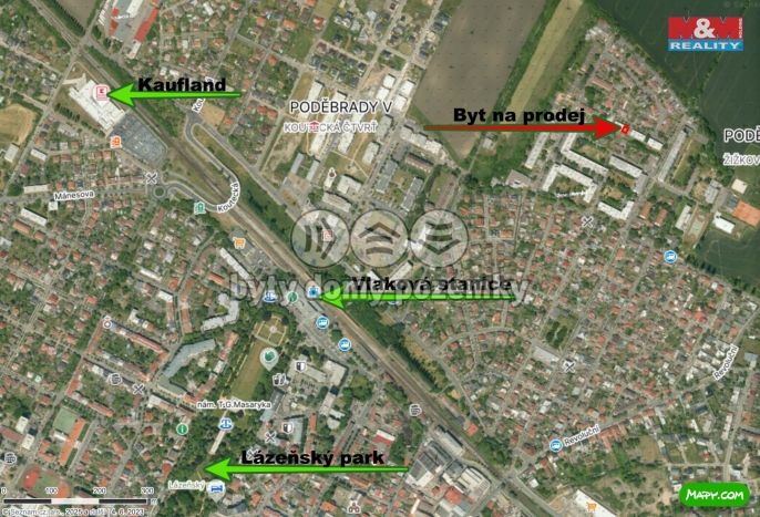 Prodej, Byt 2+1, Poděbrady