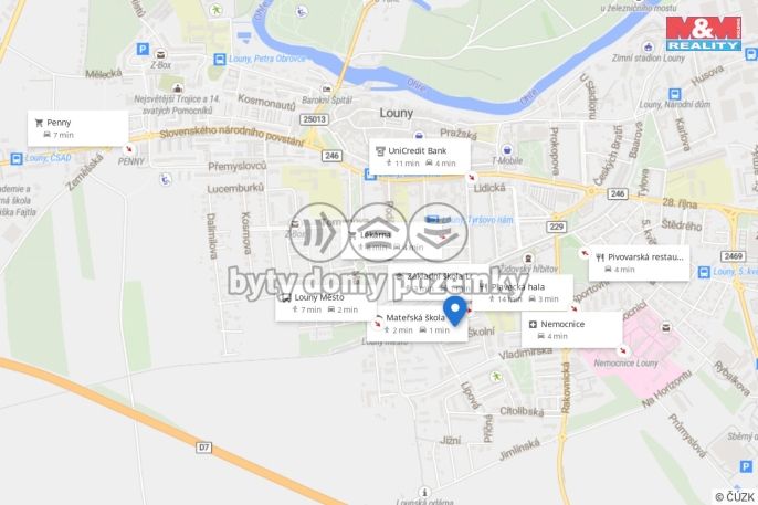 Prodej, Byt 3+1, Louny