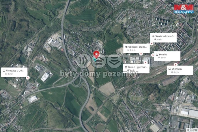 Prodej, Pozemek k bydlení, Chomutov