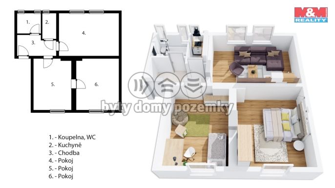 Prodej, Byt 2+1, Liberec