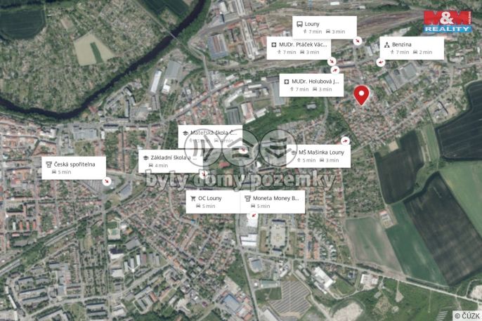 Pronájem, Byt 2+1, Louny