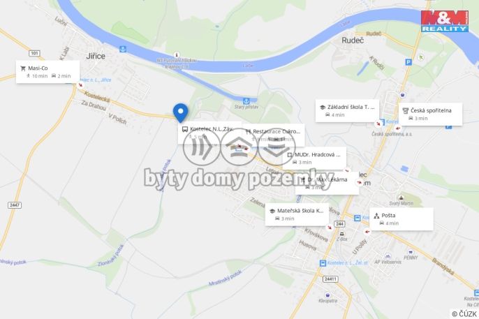 Prodej, Rodinný dům, Kostelec nad Labem