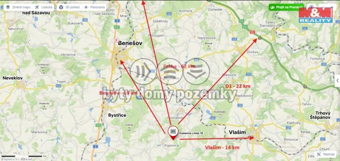 Prodej, Pozemek k bydlení, Popovice