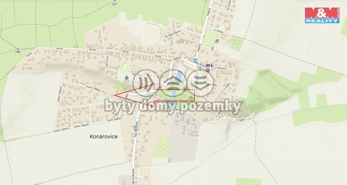 Prodej, Pozemek k bydlení, Konárovice