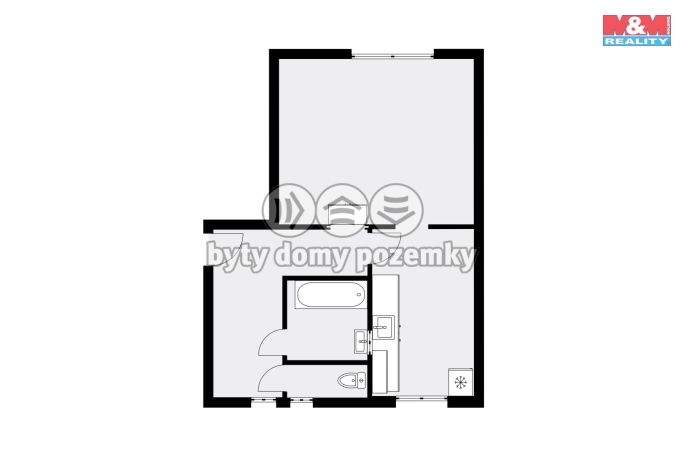 Pronájem, Byt 1+1, Skuteč