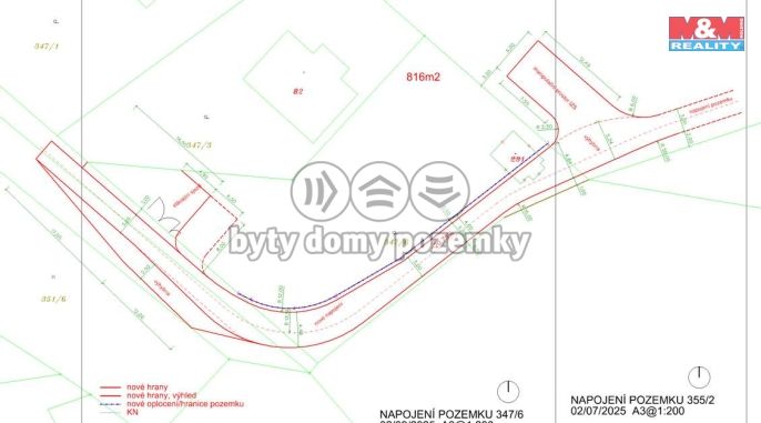 Prodej, Pozemek k bydlení, Pyšely