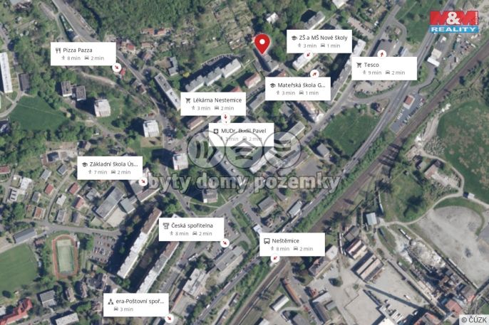 Pronájem, Byt 2+1, Ústí nad Labem