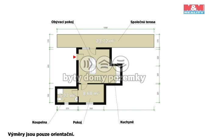 Pronájem, Byt 2+kk, Plzeň