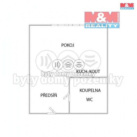 Pronájem, Byt 1+kk, Sokolov