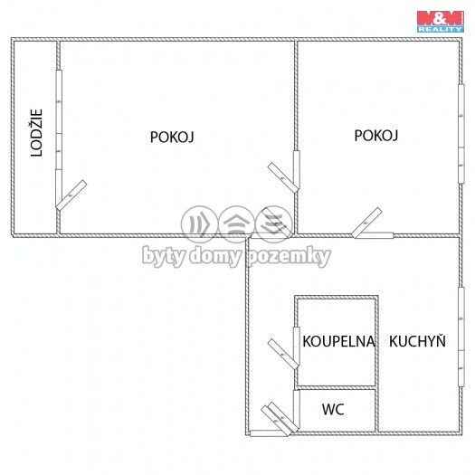 Prodej, Byt 2+1, Ostrava