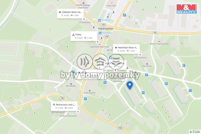 Prodej, Byt 3+1, Hartmanice
