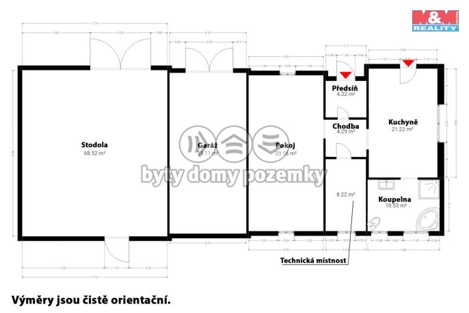 Prodej, Rodinný dům, Měčín