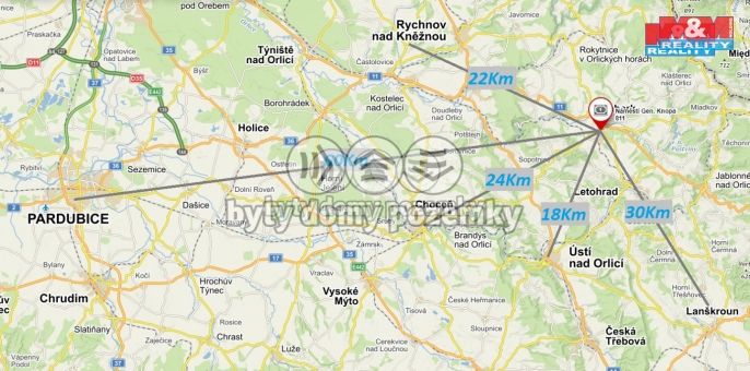 Pronájem, Byt 2+kk, Žamberk