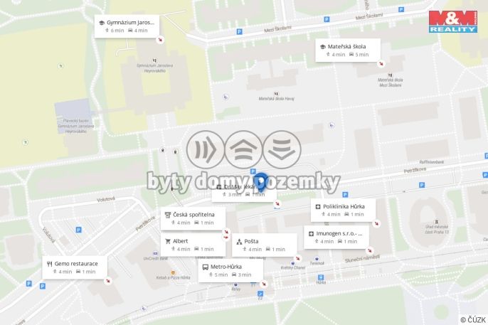 Pronájem, Byt 3+kk, Praha