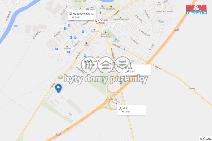 Pronájem, Garáž, Benátky nad Jizerou