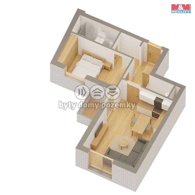 Prodej, Byt 2+kk, Brno