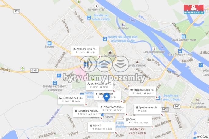 Prodej, Byt 3+1, Brandýs nad Labem-Stará Boleslav