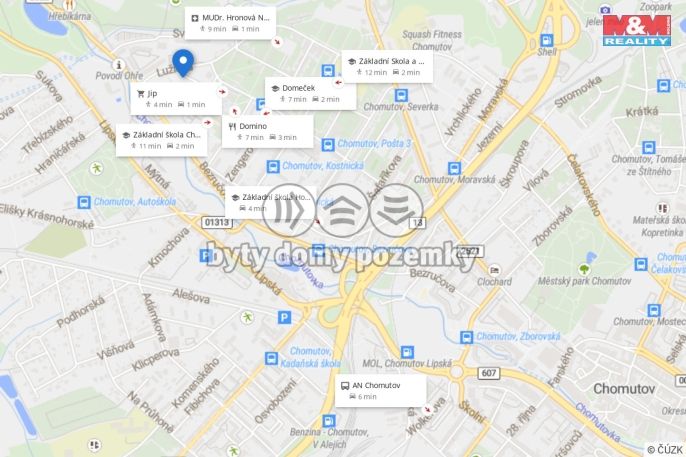 Prodej, Byt 3+1, Chomutov