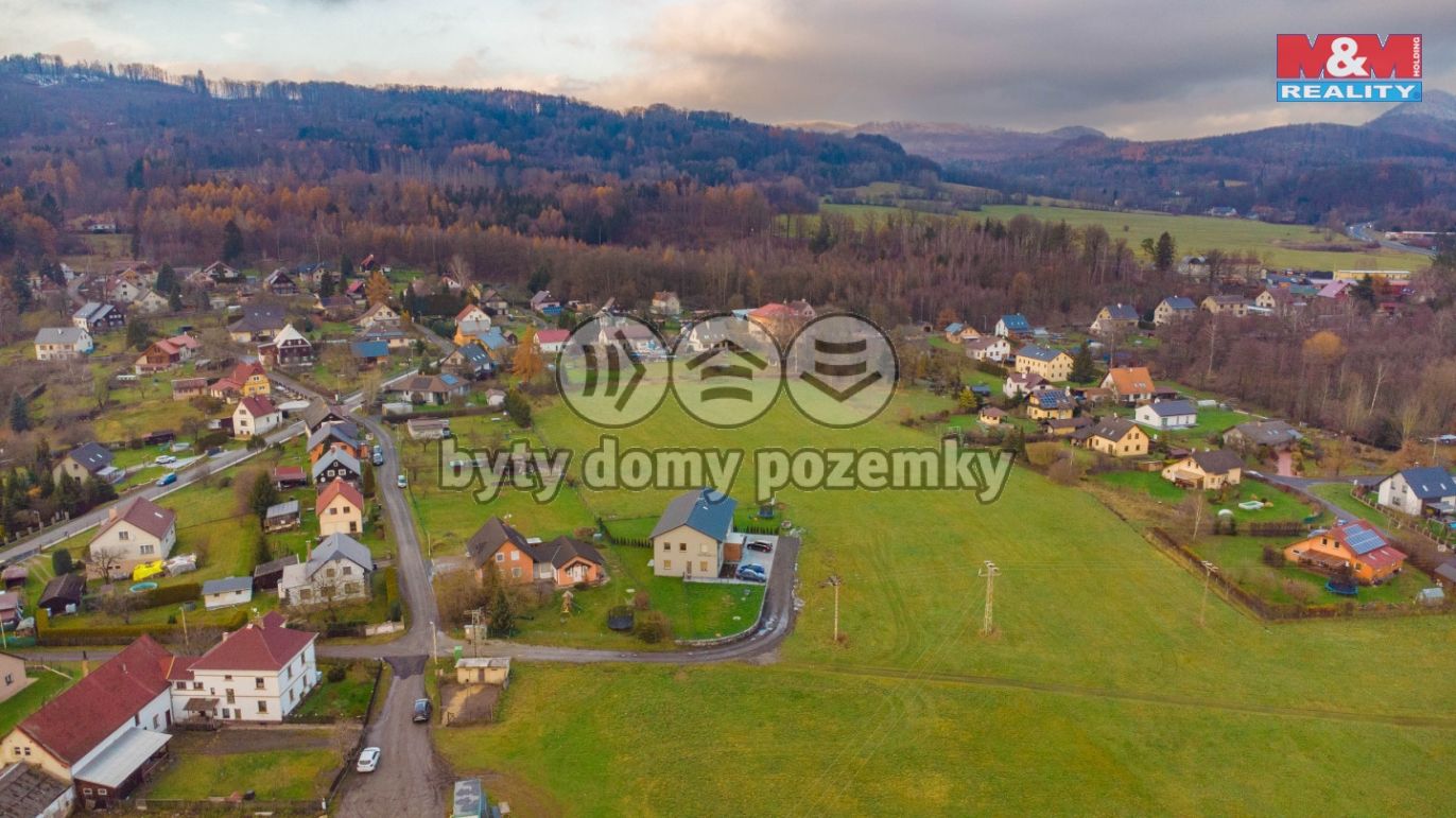 Pohled na pozemek