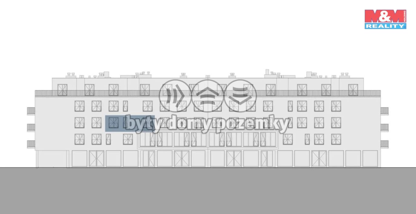 pohled na dům u jednotky 315 v 3. podlaží v Hostavicích.jpeg