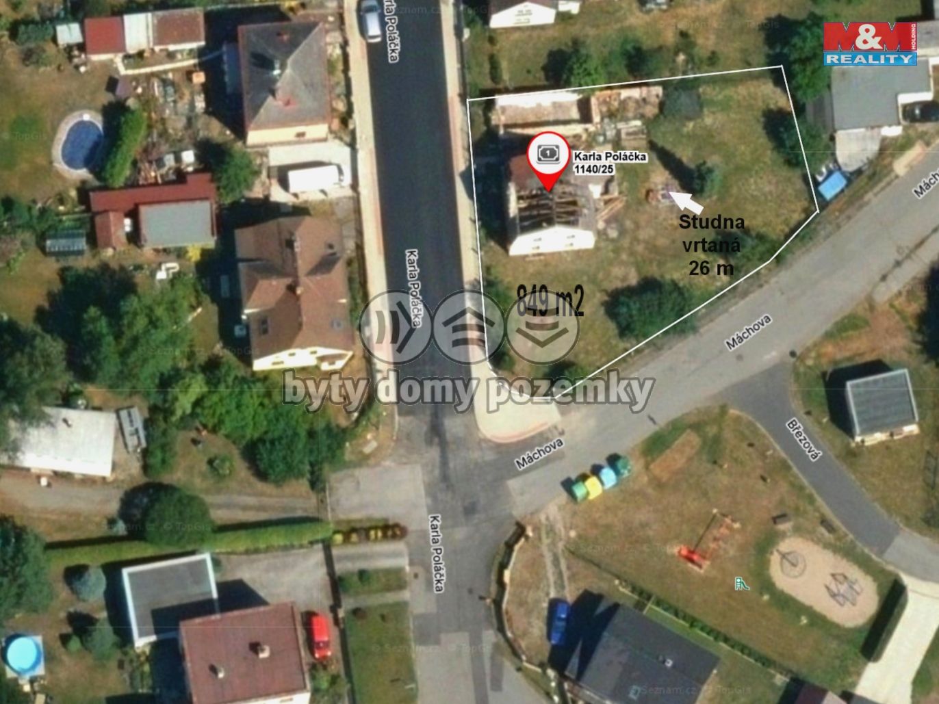 Mapka pozemku