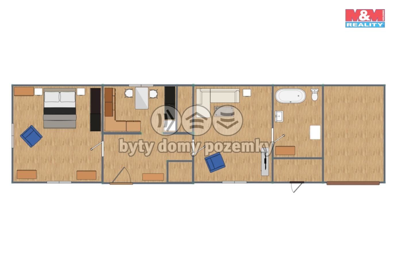 Prodej rodinného domu, 153 m², Všechromy