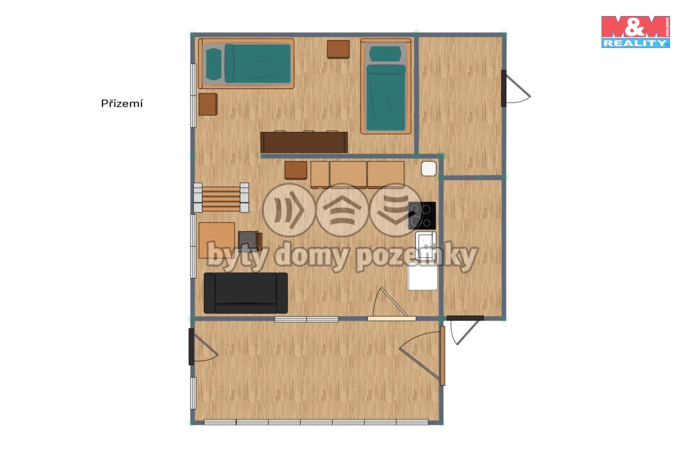 Prodej chaty, 48 m², Poříčí nad Sázavou, Svárov