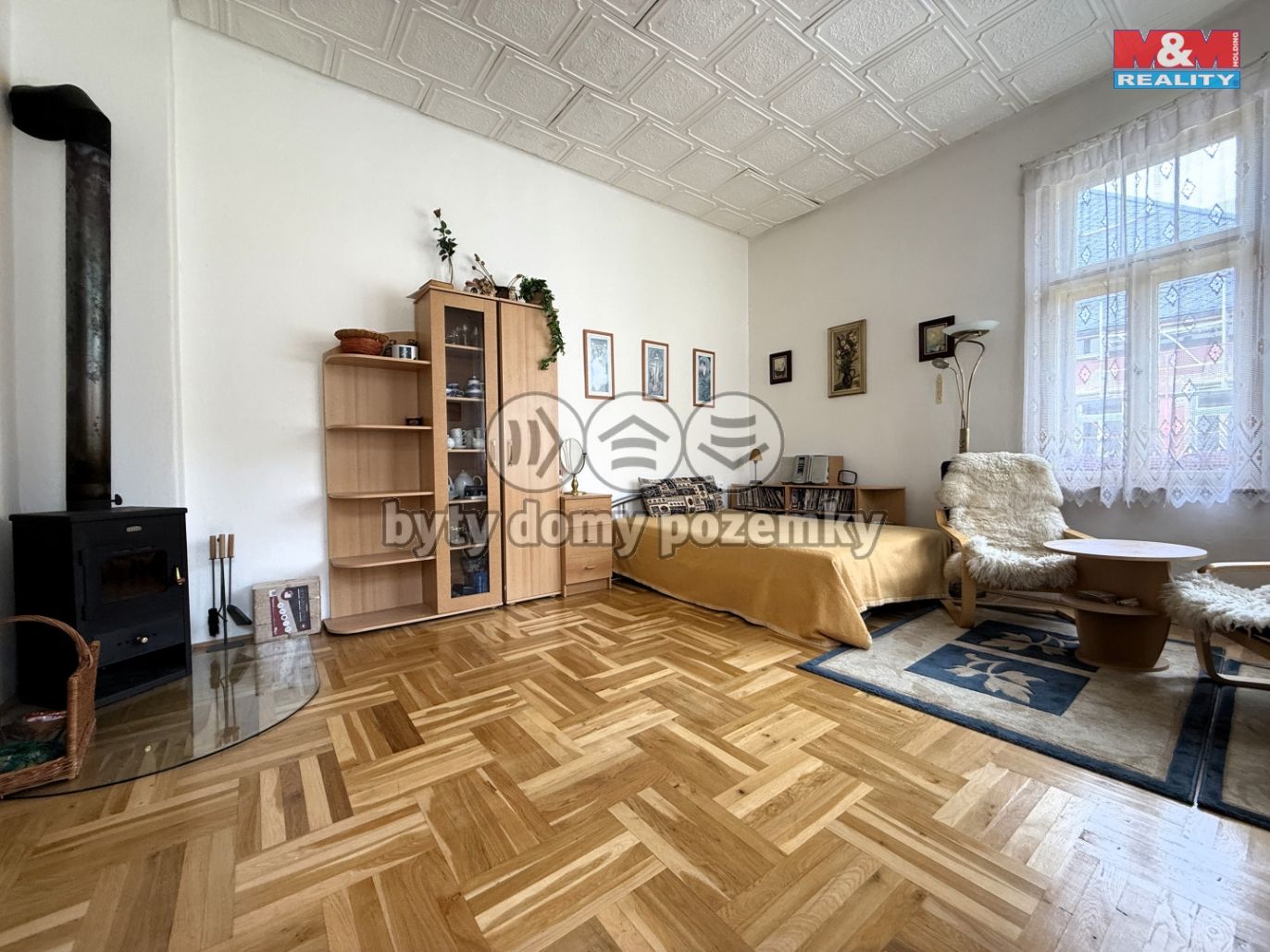 obývací část a ložnice 