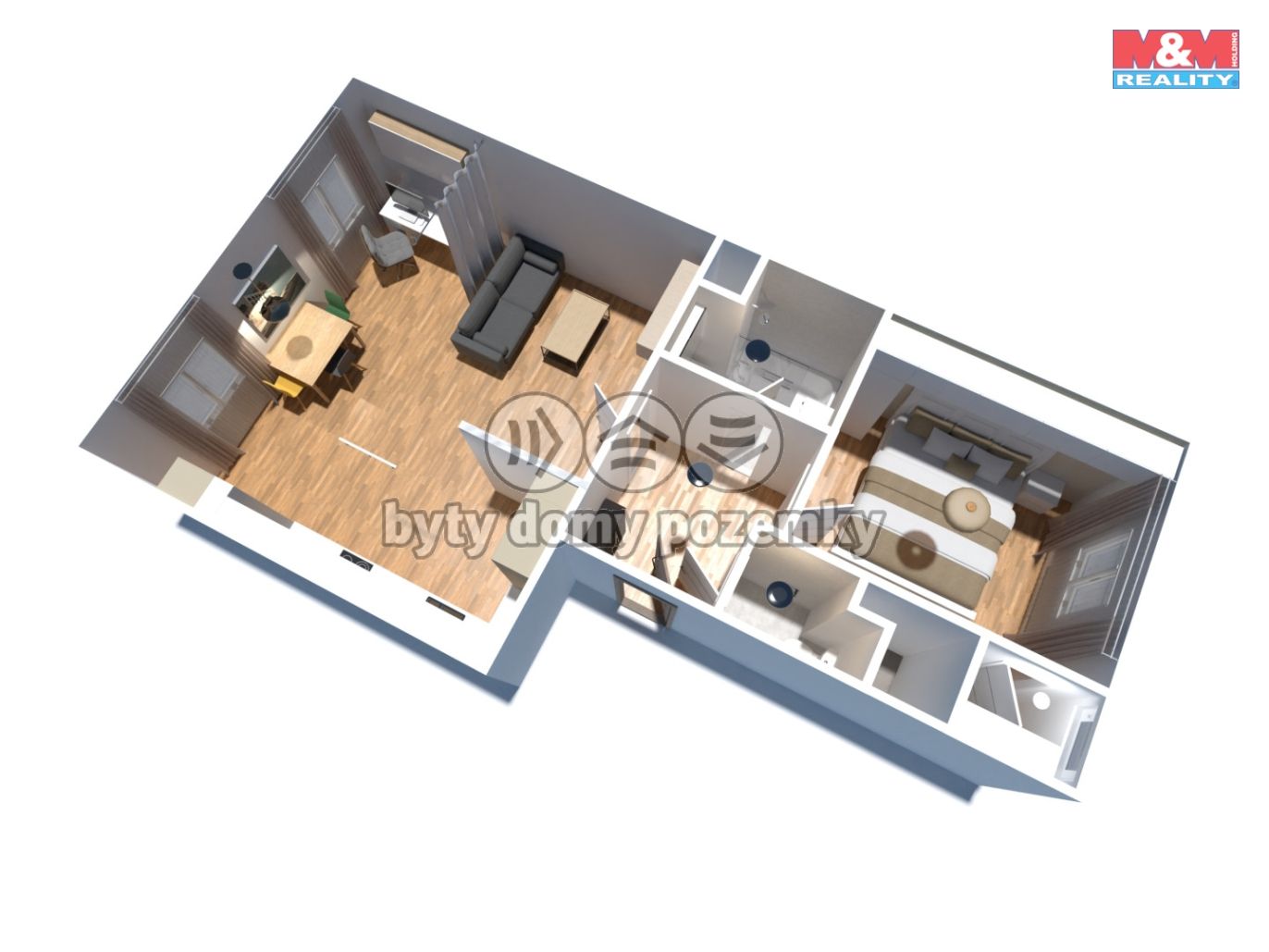 Prodej bytu 2+kk, 56 m², Praha, ul. Na Václavce