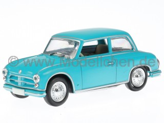 AWZ P70 Limousine blau DDR Ostalgie Modellauto 7230012 Atlas 1:43