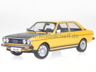 Audi 80  B1 GT/E orange-schwarz Modellauto KK 1:18