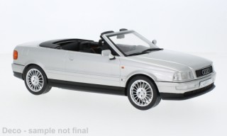 Audi Cabriolet 1991 Typ 8G silber Modellauto MCG18373 MCG 1:18
