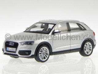 Audi Q3 eis silber Modellauto Herpa 1:43