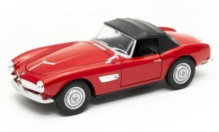 BMW 507 rot Softtop Modellauto 24097 Welly 1:24