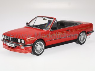 BMW e30 Alpina C2 2.7 Cabrio 1986 rot Dekor Modellauto 18223 MCG 1:18