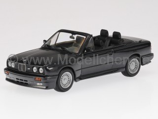 BMW e30 M3 Cabrio 1988 schwarzmet Modellauto 940020334 Maxichamps 1:43