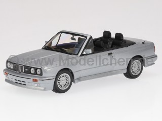 BMW e30 M3 Cabrio 1988 silber Modellauto 940020332 Maxichamps 1:43