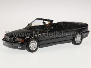 BMW e36 325i Cabrio 1993 schwarz Modellauto 943023333 Minichamps 1:43