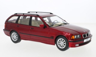 BMW e36 3er touring 318i 325i 1995 rot met. Modellauto 18155 MCG 1:18
