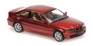 BMW e46 Coupe 3er-Reihe 1999 rot Modellauto 940028320 Maxichamps 1:43