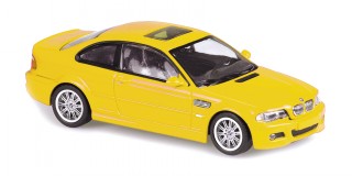BMW e46 M3 Coupe 2001 gelb Modellauto 940020021 Maxichamps 1:43