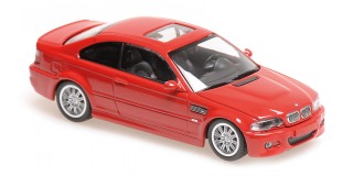 BMW e46 M3 Coupe 2001 rot Modellauto 940020020 Maxichamps 1:43