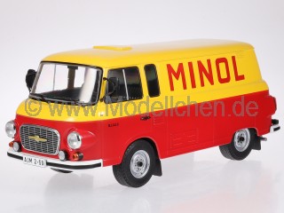 Barkas B 1000 Kastenwagen Minol 1970 g-r DDR Ostalgie Modellauto 18210 MCG 1:18