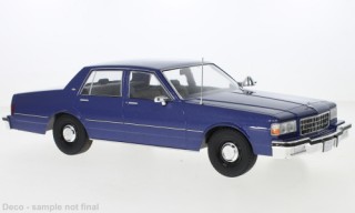Chevrolet Caprice 1987 F.B.I. Police blau Modellauto 18388 MCG 1:18
