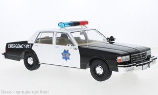 Chevrolet Caprice 1987 San Francisco Police D. Modellauto 18389 MCG 1:18