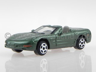 Chevrolet Corvette C4 Cabrio 1998 grün Modellauto 6002 Motormax 1:64