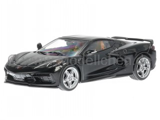 Chevrolet Corvette C8 Stingray 2020 schwarz Modellauto MOC304 IXO 1:43