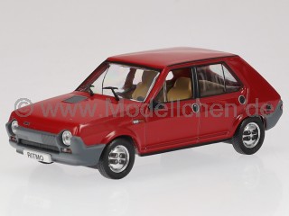 Fiat Ritmo 1979 rot Modellauto ABADD135 Hachette 1:43